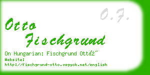 otto fischgrund business card